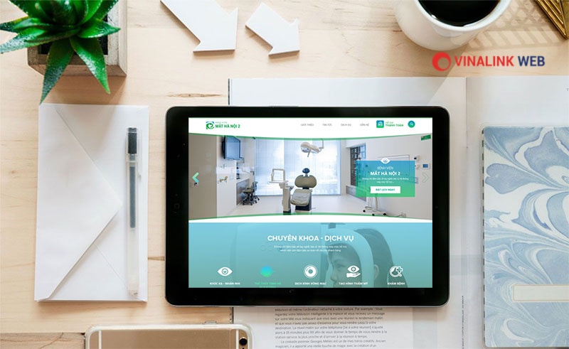 Thiết kế web bệnh viện, phòng khám