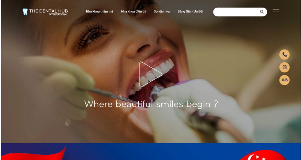 Mẫu thiết kế web nha khoa