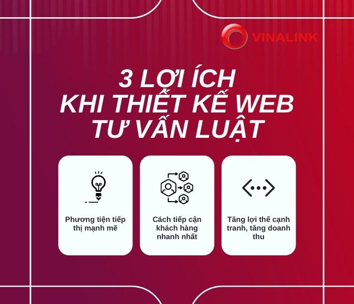 Lợi ích khi thiết kế website công ty luật